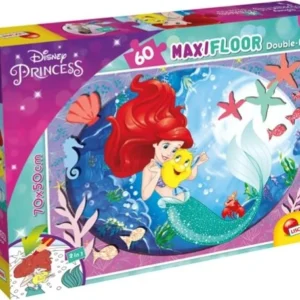 Puzzle Maxi ''Disney Little Mermaid'' - 60 pezzi - Lisciani