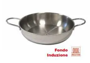 Tegame 2 maniglie cm 24 modello daisy Omra