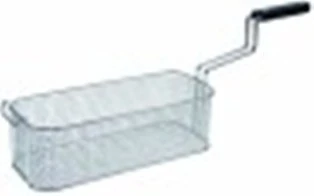 cestello friggitrice l1 360mm b1 145mm h1 110mm acciaio cromato ad angolo