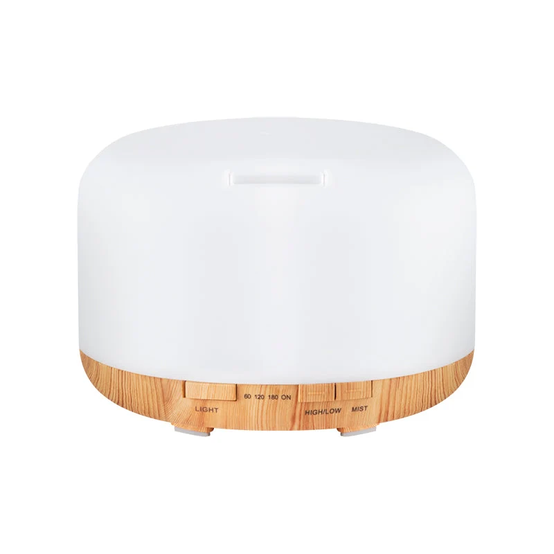 Diffusore di aroma spa umidificatore d'aria 03 legno chiaro 500ml + timer