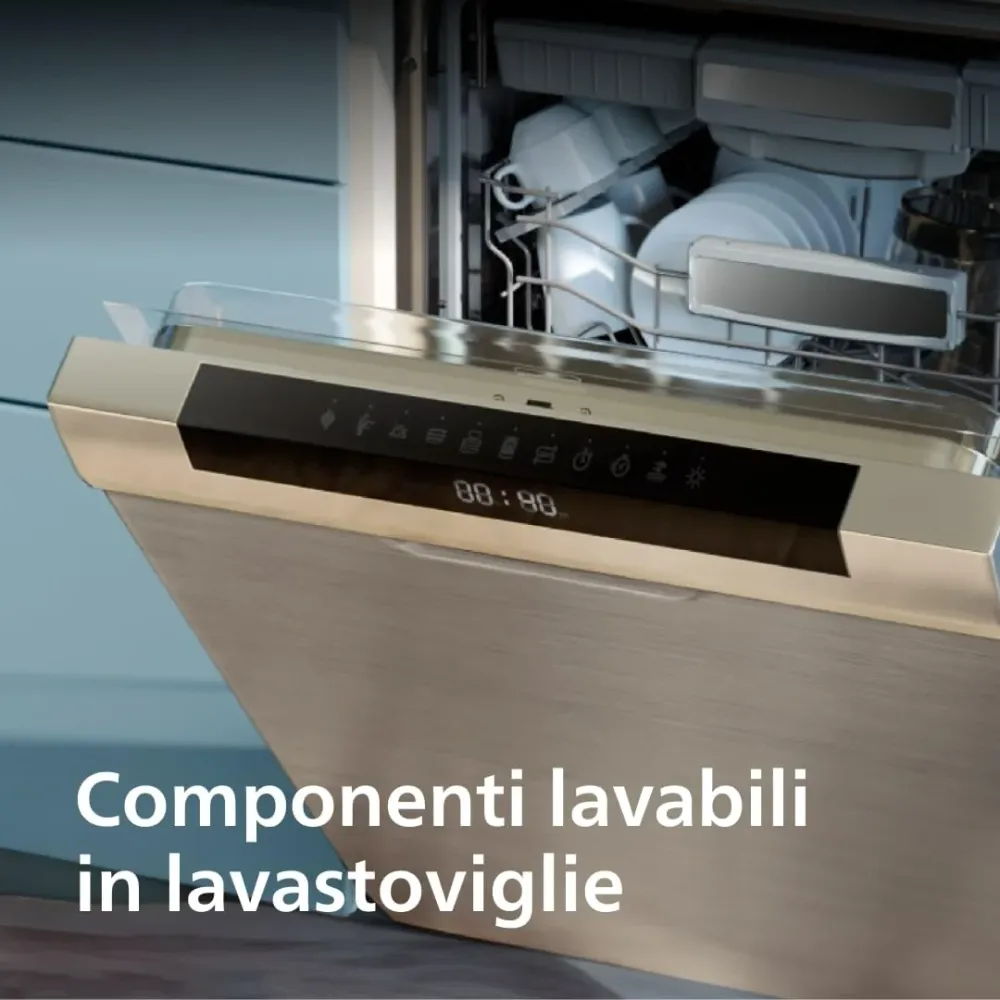 Philips Friggitrice ad aria Serie 5000 Connessa - Friggitrice ad Aria da 4.1L, Cucina Sana e Versatile con Tecnologia Rapi...