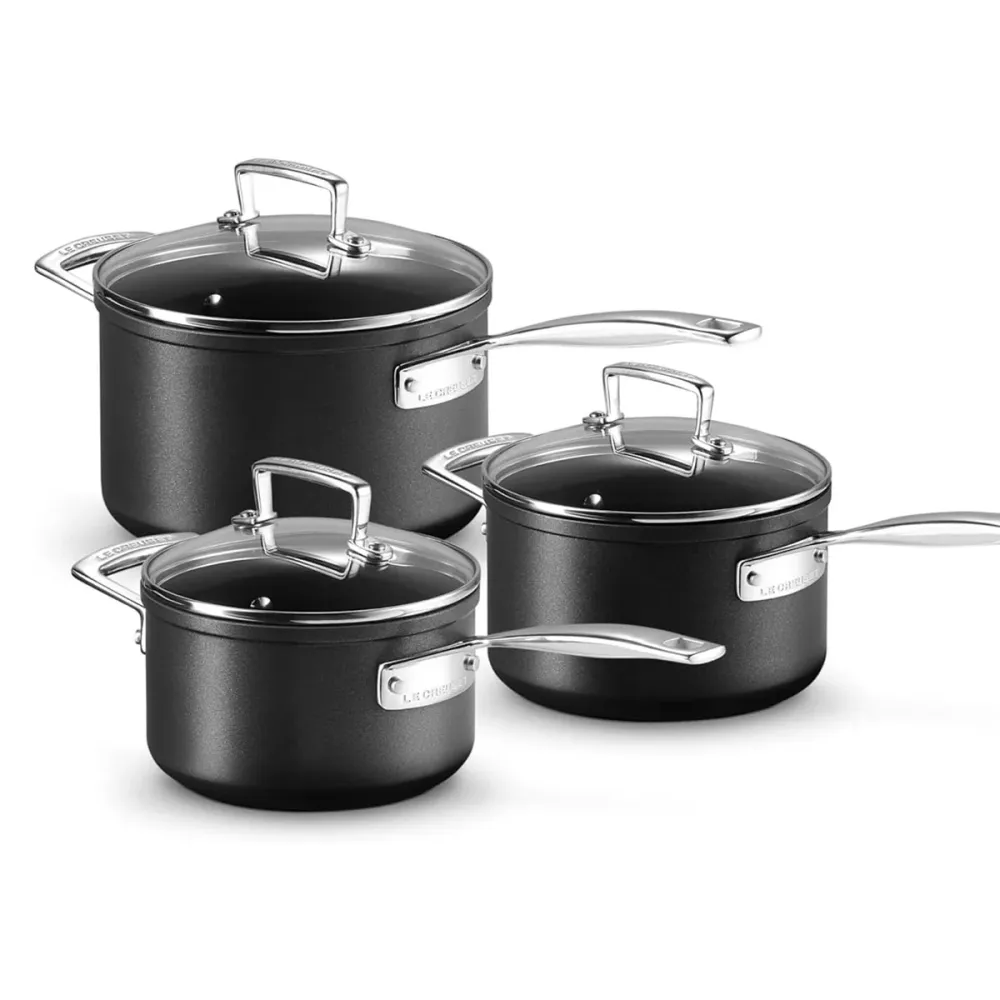 Confezione da 3 casseruole antiaderenti TNS PRO Le Creuset