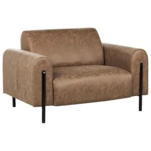 Armchair ASKIM Fabric Brown