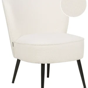 Poltrona VOSS Bouclé Bianco