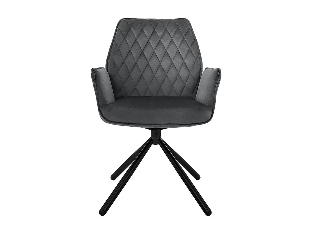 Set di 2 sedie girevoli da pranzo poltrona da pranzo poltrona girevole 180° velluto da salotto