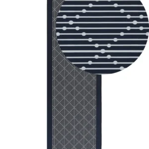 Runner Rug 60 x 200 cm Navy Blue CHARVAD