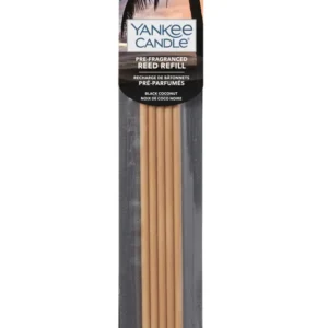 BLACK COCONUT -Yankee Candle- Ricarica Diffusore con Bastoncini Profumati