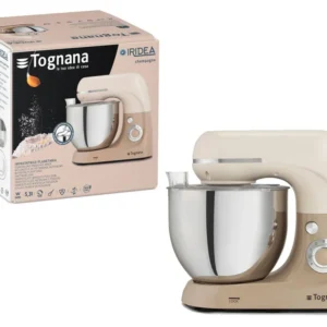 Iridea impastatrice planetaria da 5,3 litri 1400w colore champagne