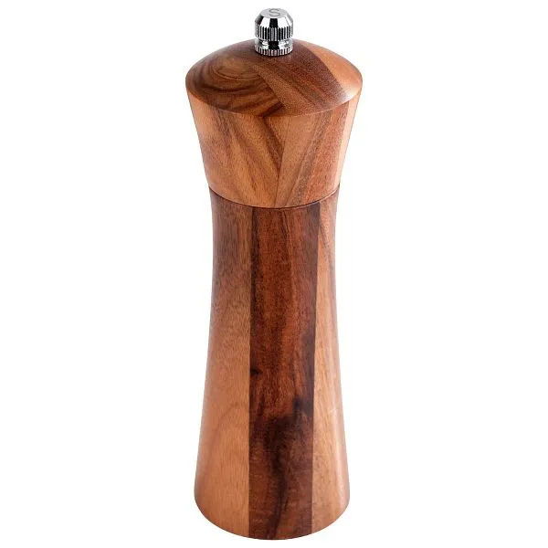 Macina sale APS Ø 5 x 17 cm legno di acacia macina acciaio inossidabile albero acciaio inossidabile 40418