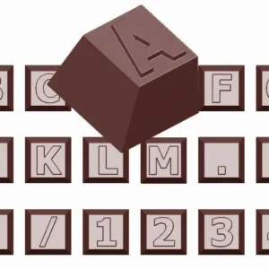 Stampo per cioccolato Schneider 275x135 mm 26x26x185 mm AM Praline 421628