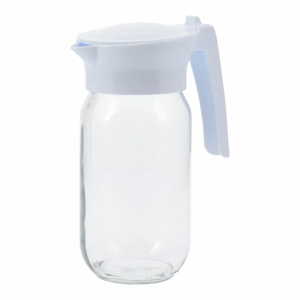 Brocca Perfetto Houseware Bianco Trasparente Cristallo 1 L
