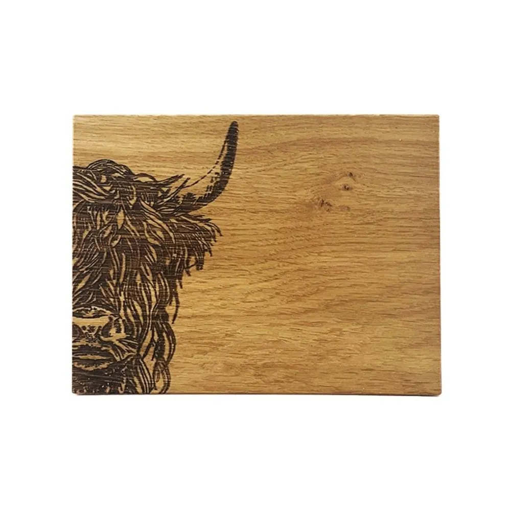 Tagliere Multiuso Tagliere legno di quercia 20 x 15 cm Selbrae