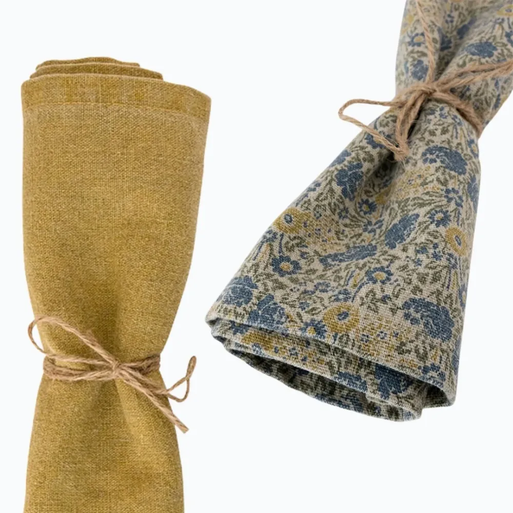 Tovagliolo della collezione Di lino di Laura Ashley Giallo