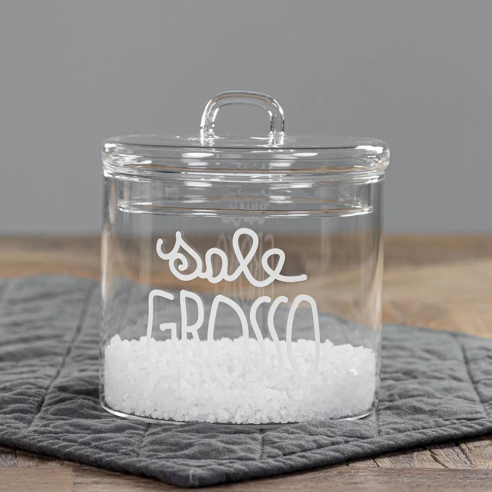 Barattolo vetro borosilicato SALE GROSSO