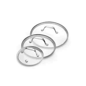 SET COPERCHI VETRO 14/20/24 CM – 3 PEZZI