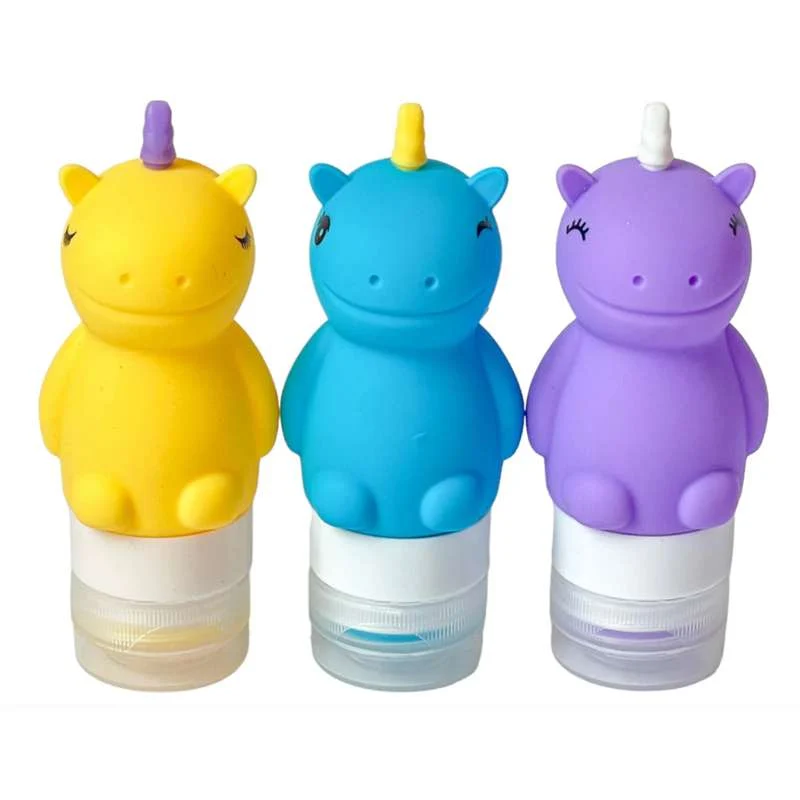 Yumbox Accessori - Bottiglie per condimenti Squeezy Unicorns - 3 pz.