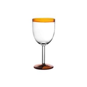 Bicchiere da vino ambrato Tarifa Pomax - 17cm
