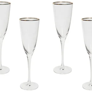 Champagne Flutes TOPAZ Set 4 Limpido