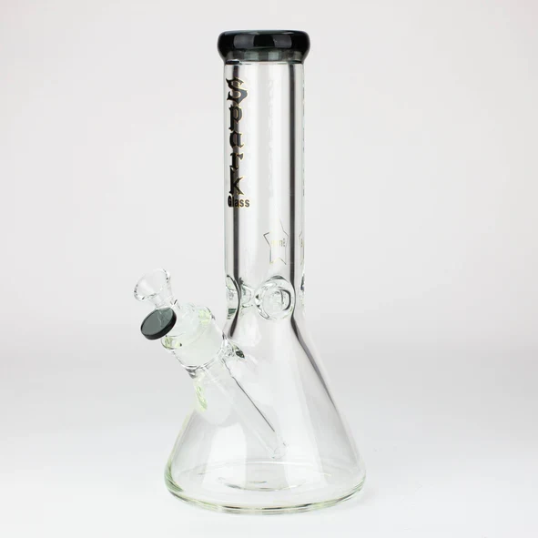 12" SPARK 9mm cristallo beaker water bong